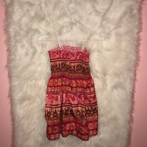 Spaghetti strap/strapless dress